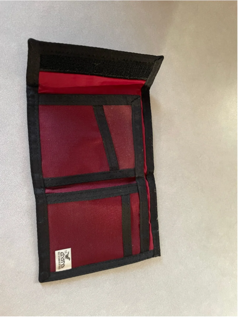 Men's Harley-Davidson Tri-Fold Wallet One Size Red and Black
